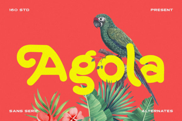 Agola: A Magical Display Font for Crafters and Small Shops
