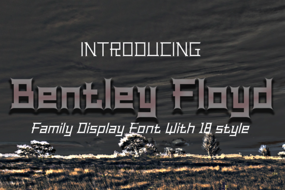 Bentley Floyd: A Bold Display Font for Real-World Branding