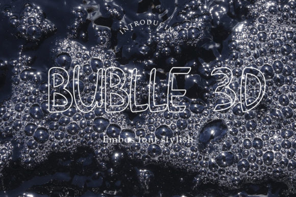 Bublle 3D: My Favorite Font for Handmade Designs