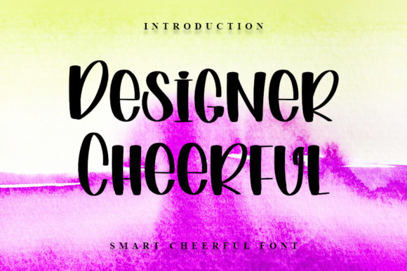 Designer Cheerful: A Display Font for Engaging Editorial Content