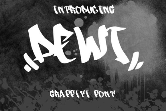 Dewi: A Futuristic Graffiti Font for Digital Brands