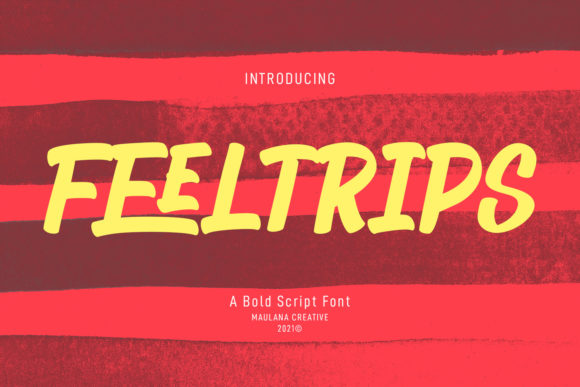 Feeltrips: A Craft-Friendly Font for Your Creative Projects