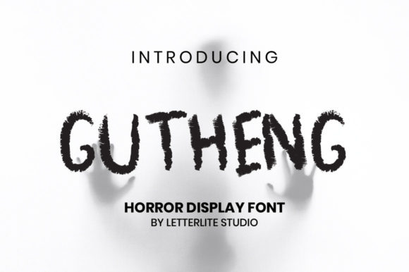 Gutheng Font: A Horror Display Typeface for Digital Campaigns