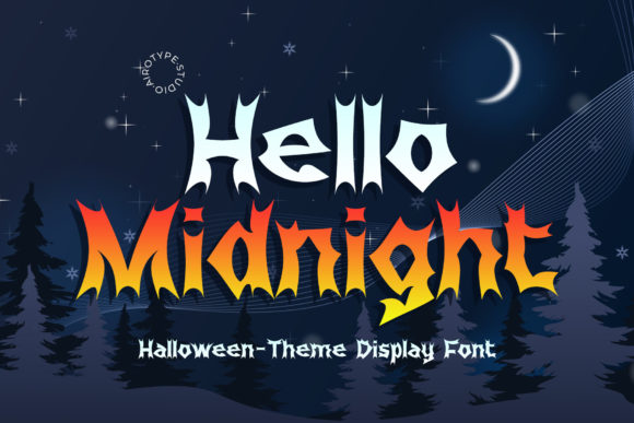 Hello Midnight: A Dramatic Display Font for Distinctive Branding