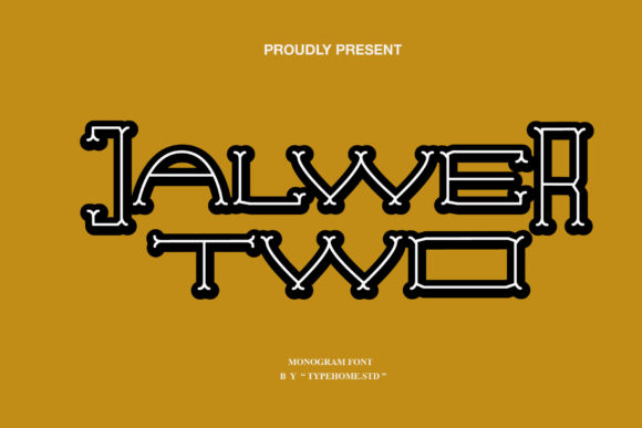 Jalwer Two: A Display Font for Digital Brand Expression