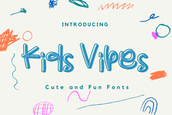 Kids Vibes Font: A Whimsical Upgrade for Your Brand