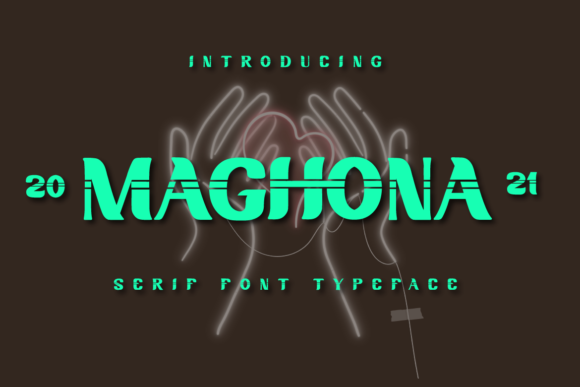 Maghona: A Display Font Built for Real-World Character