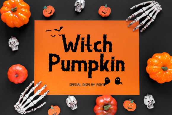 Mastering Visual Impact: Witch Pumpkin as a Bold Display Font