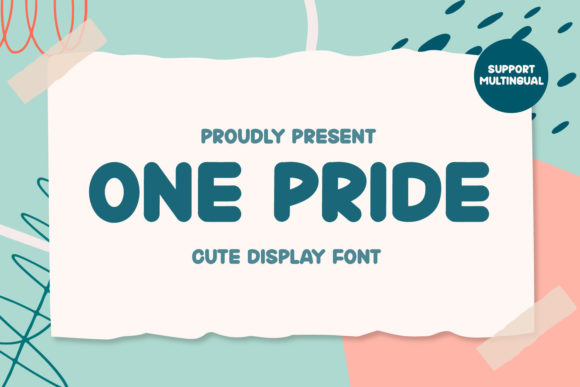 One Pride: The Friendly Display Font for Standout Campaigns