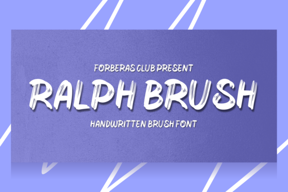 Ralph Brush: A Display Font for Modern Editorial Design
