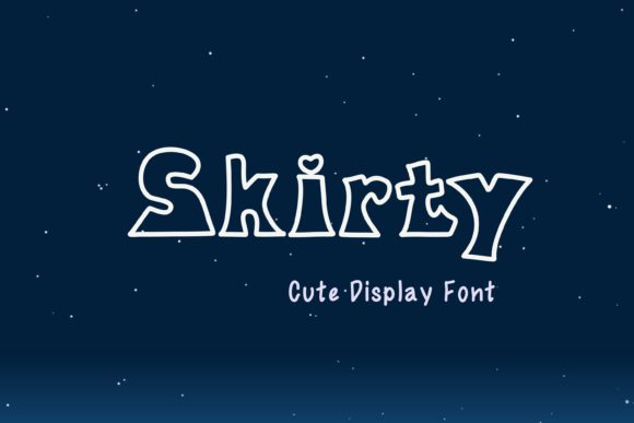 Skirty: A Display Typeface Built for Digital Branding