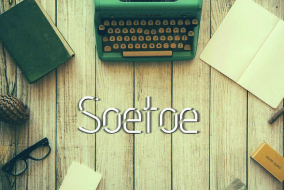 Soetoe Font: A Modern Display Typeface for Consistent Branding