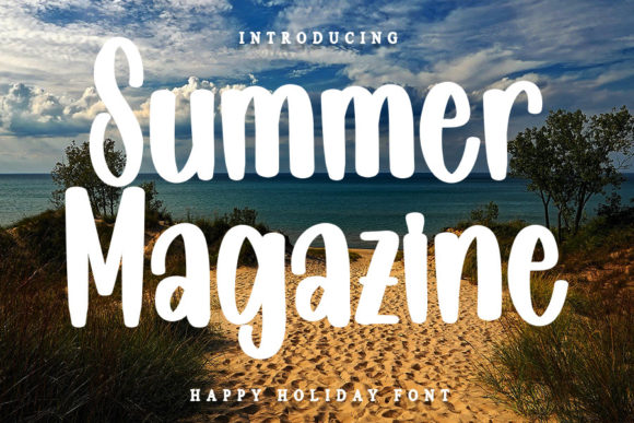 Summer Magazine: A Font for Crafters Who Want Their Products to Stand Out