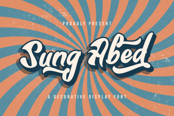 Sung Abed: A Bold Display Font for Campaigns