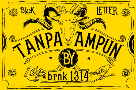 Tanpa Ampun: A Display Font That Strengthens Your Brand