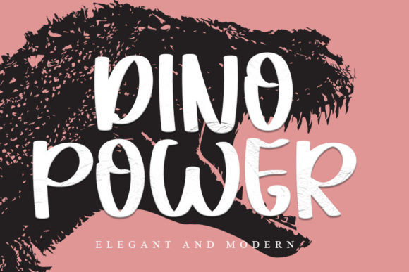 The Editorial Charm of Dino Power: A Display Font for Creative Projects