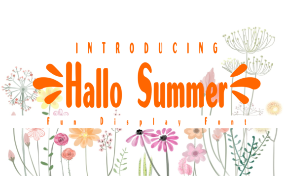 The Hallo Summer Font: Your Go-To Typeface for Handmade Projects